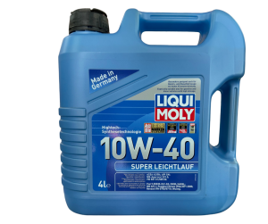 Aceite 10w-40 Super Leichtlauf Liqui Moly 4L Sintetico AZUL