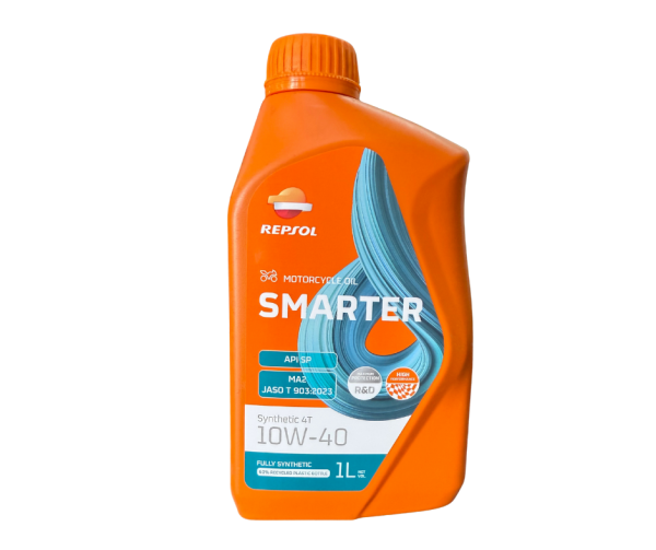 Aceite Smarter Repsol Motos 10W-40 1L full sintetico